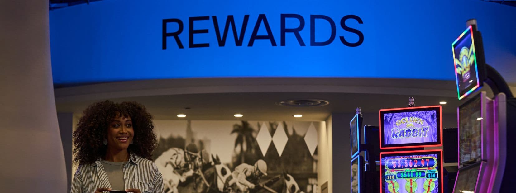 Casino rewards area